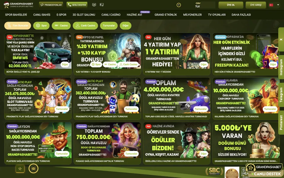 Bonuslar ve özel kampanyalara erişim